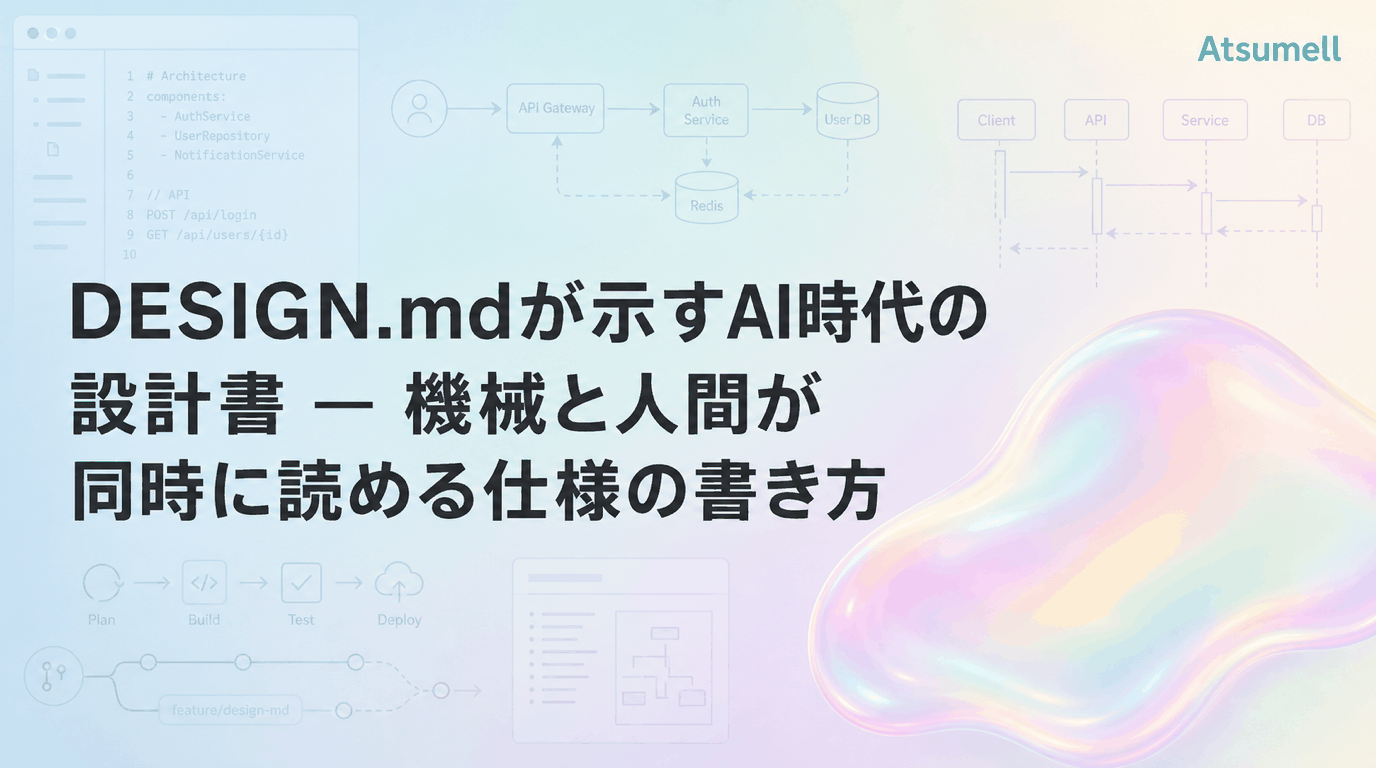 DESIGN.mdが示すAI時代の仕様書設計